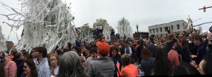 Rolling Toomer's corner after Auburn University Men's Basketball makes it to the Final Four in 2019